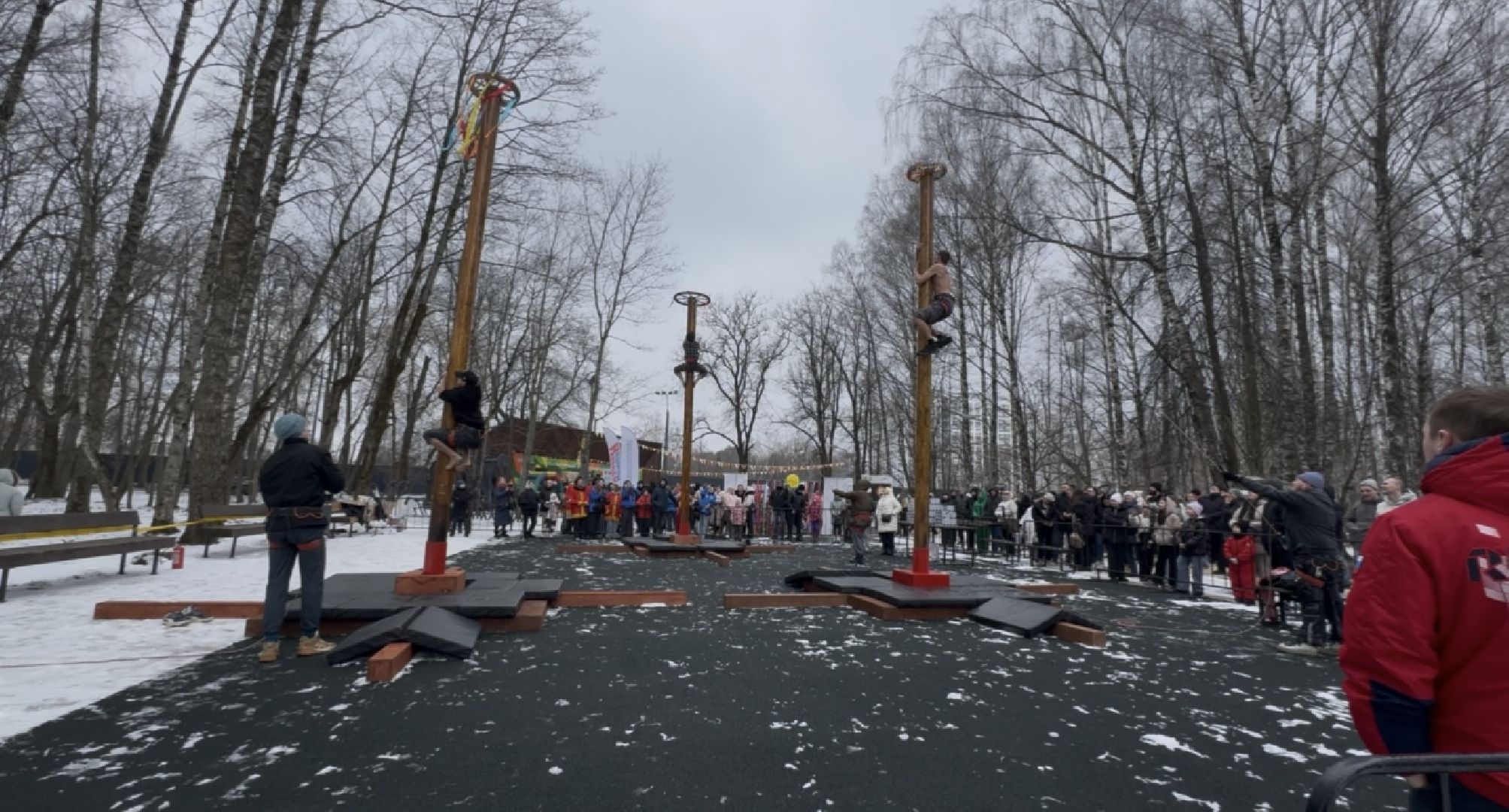 солнечногорск, масленичный столб, жители, праздник, подарки, вертикалки,