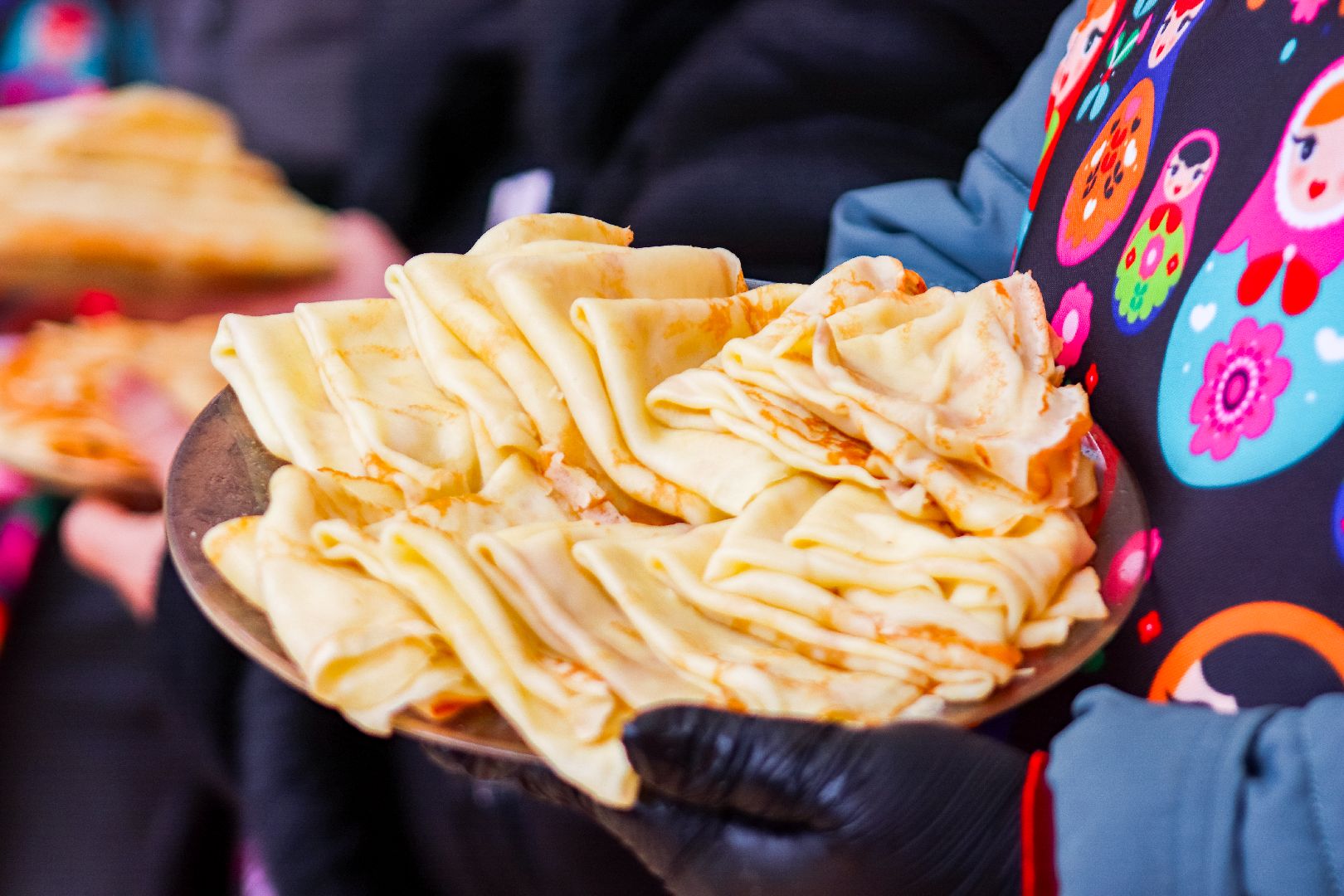 Клин, общество, культура, Масленица, блины, конкурсы, Подмосковье, вертикалки,