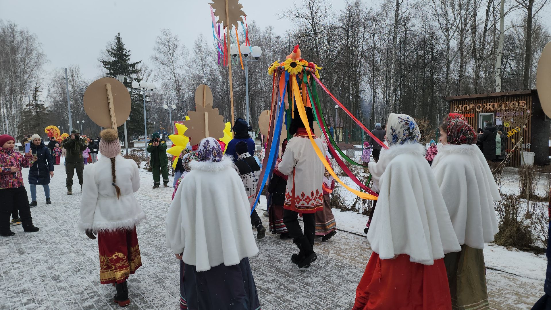 кашира, парк, масленица, концерт, вертикалки, костюмы,