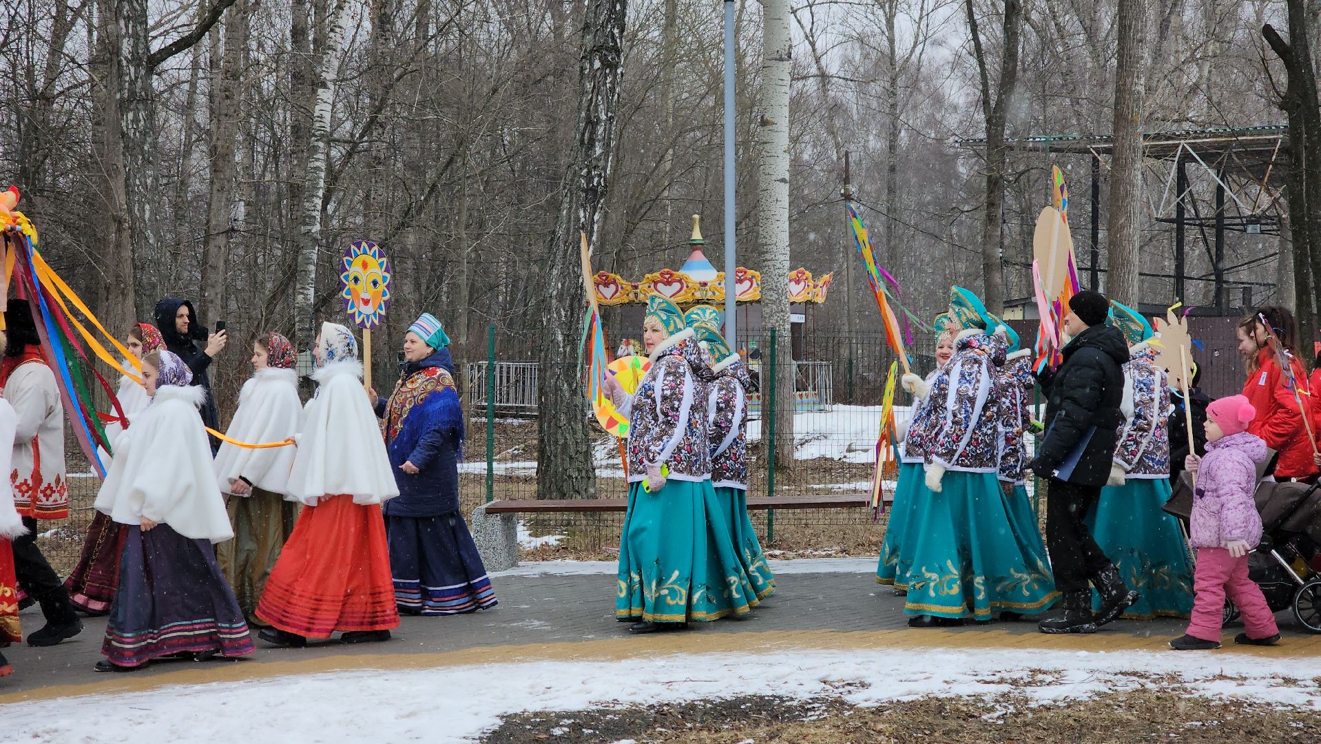 кашира, парк, масленица, концерт, вертикалки, костюмы,