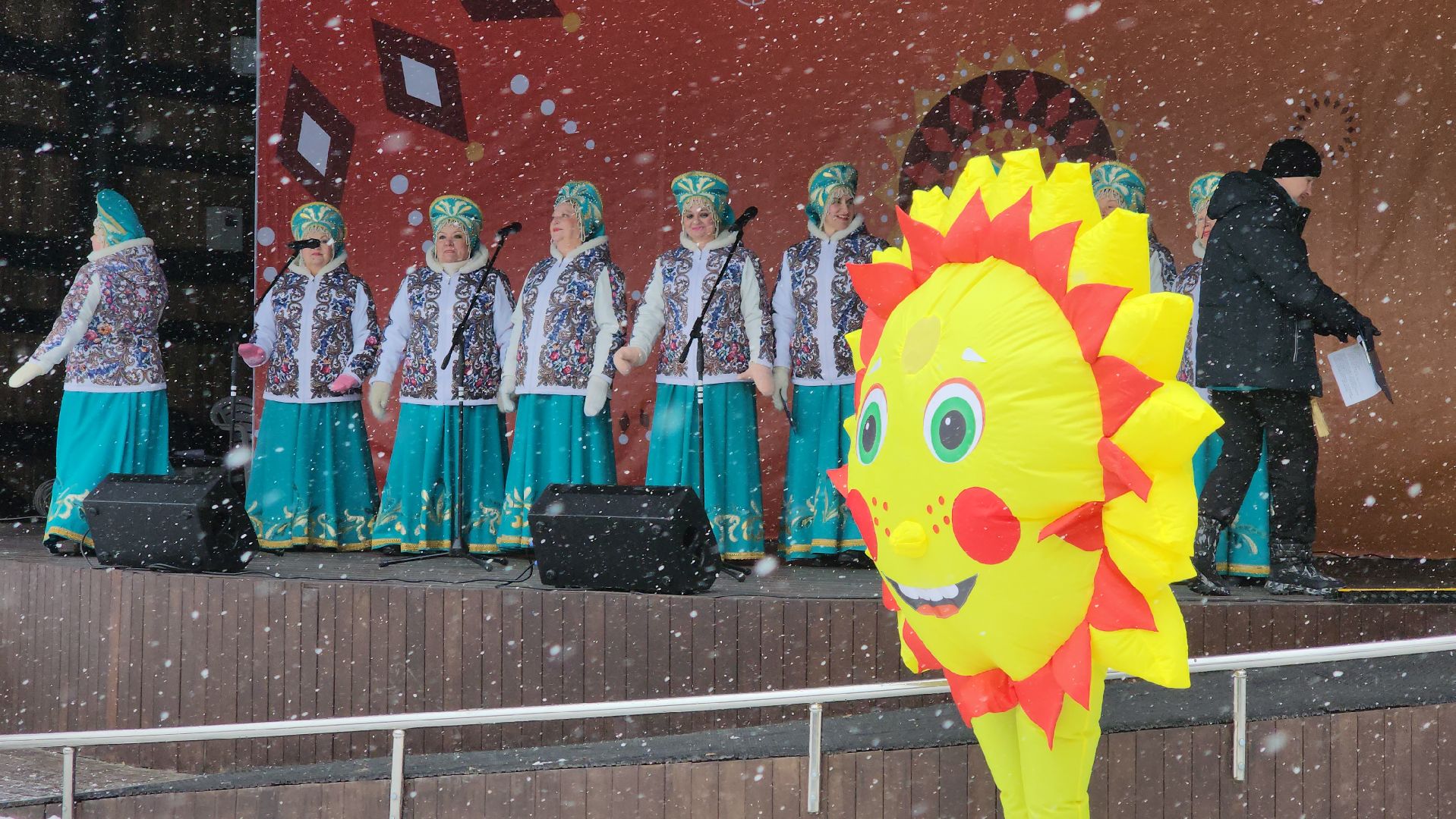 кашира, парк, масленица, концерт, вертикалки, костюмы,