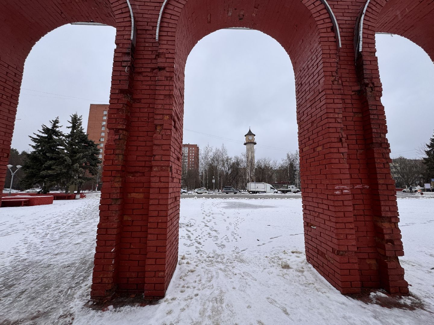 Башня с часами, Арт-объект, Заречье, Одинцово,