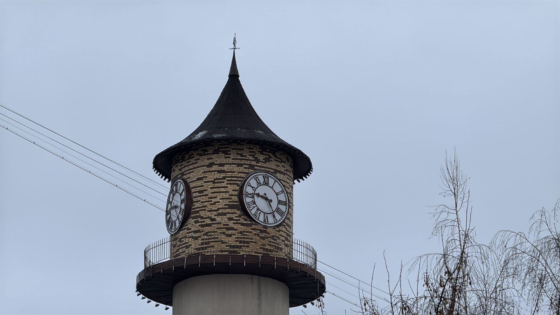 Башня с часами, Арт-объект, Заречье, Одинцово,