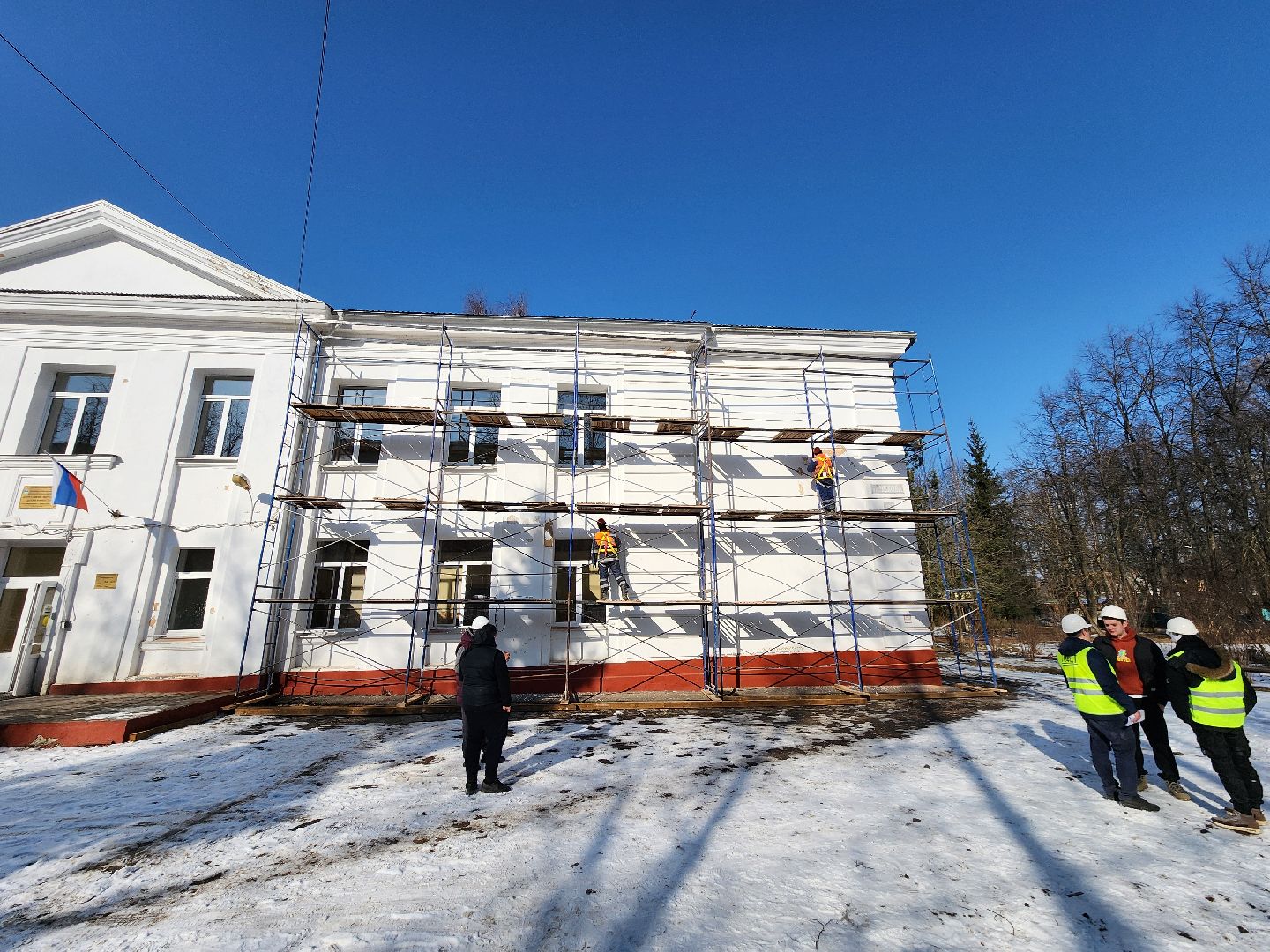 Чехов, улица Чехова 27, центр развития творчества детей и юношества, капитальный ремонт, реконструкция, обновление, демонтажные работы, удаление старых покрытий и конструкций, полы стены потолки, госпрограмма московской области,строительство и капремонт социальных объектов,