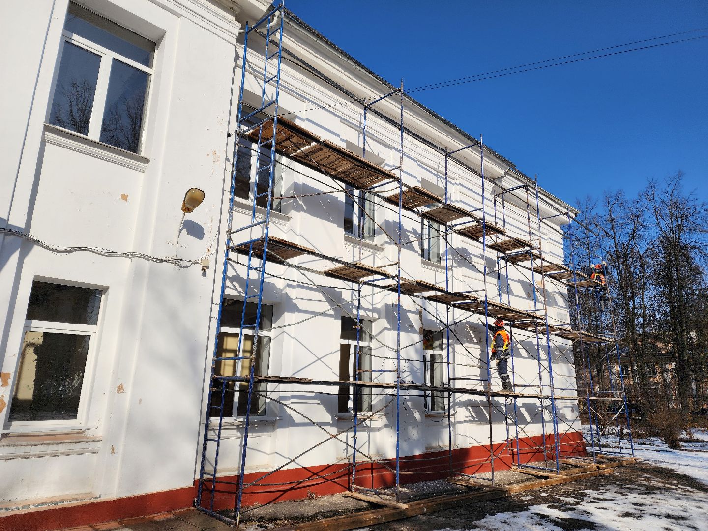 Чехов, улица Чехова 27, центр развития творчества детей и юношества, капитальный ремонт, реконструкция, обновление, демонтажные работы, удаление старых покрытий и конструкций, полы стены потолки, госпрограмма московской области,строительство и капремонт социальных объектов,