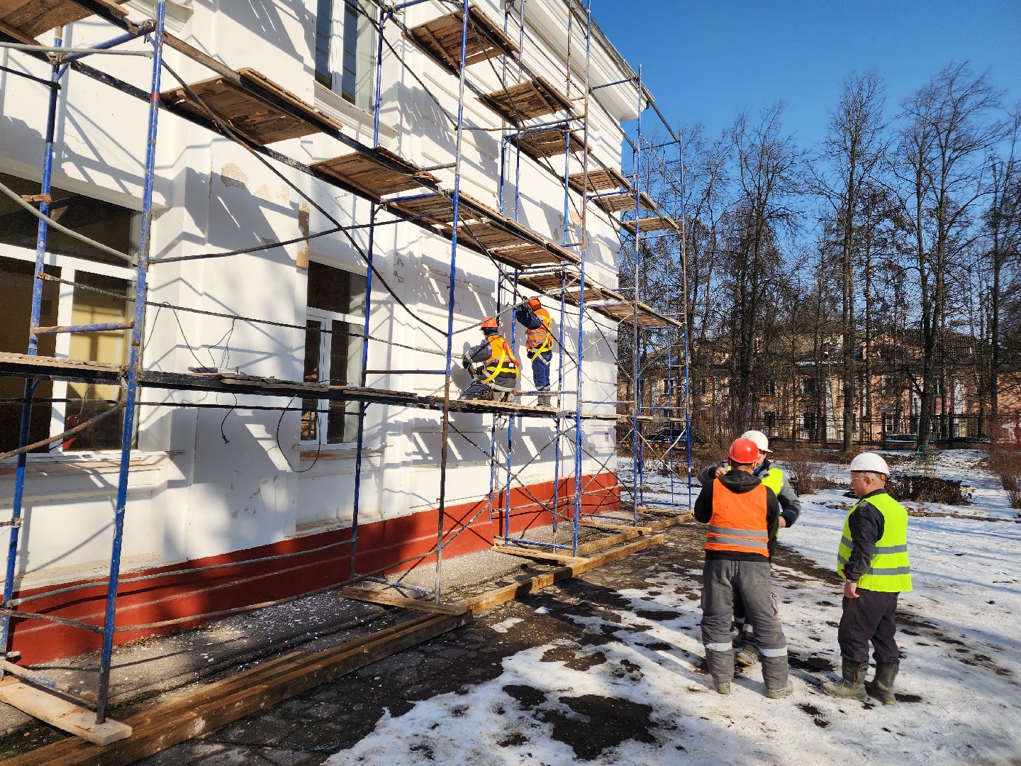 Чехов, улица Чехова 27, центр развития творчества детей и юношества, капремонт, реконструкция, обновление, комиссия, проверка, инспекция, виды и сроки работ, объем и качество работ, глава округа михаил собакин,