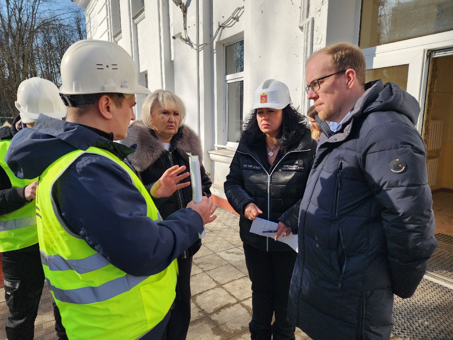 Чехов, улица Чехова 27, центр развития творчества детей и юношества, капремонт, реконструкция, обновление, комиссия, проверка, инспекция, виды и сроки работ, объем и качество работ, глава округа михаил собакин,