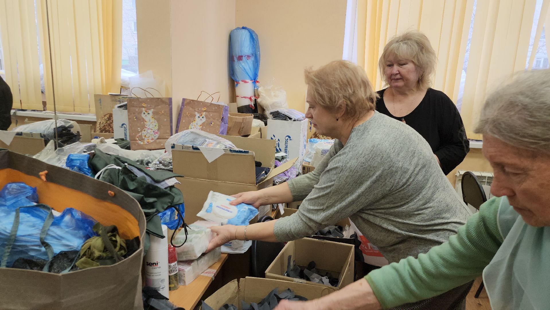 гуманитарная помощь, Истра, Отправка на фронт,