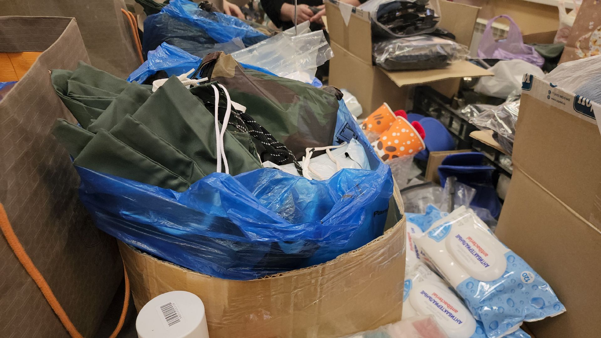 гуманитарная помощь, Истра, Отправка на фронт,