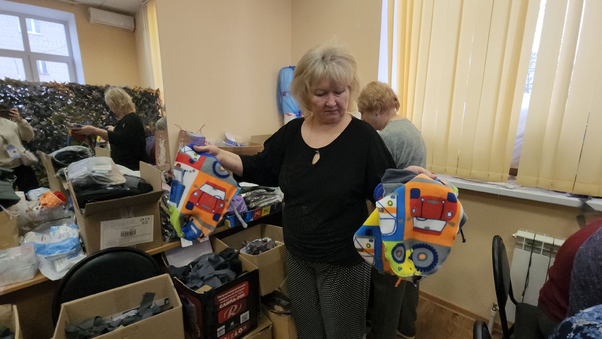 гуманитарная помощь, Истра, Отправка на фронт,