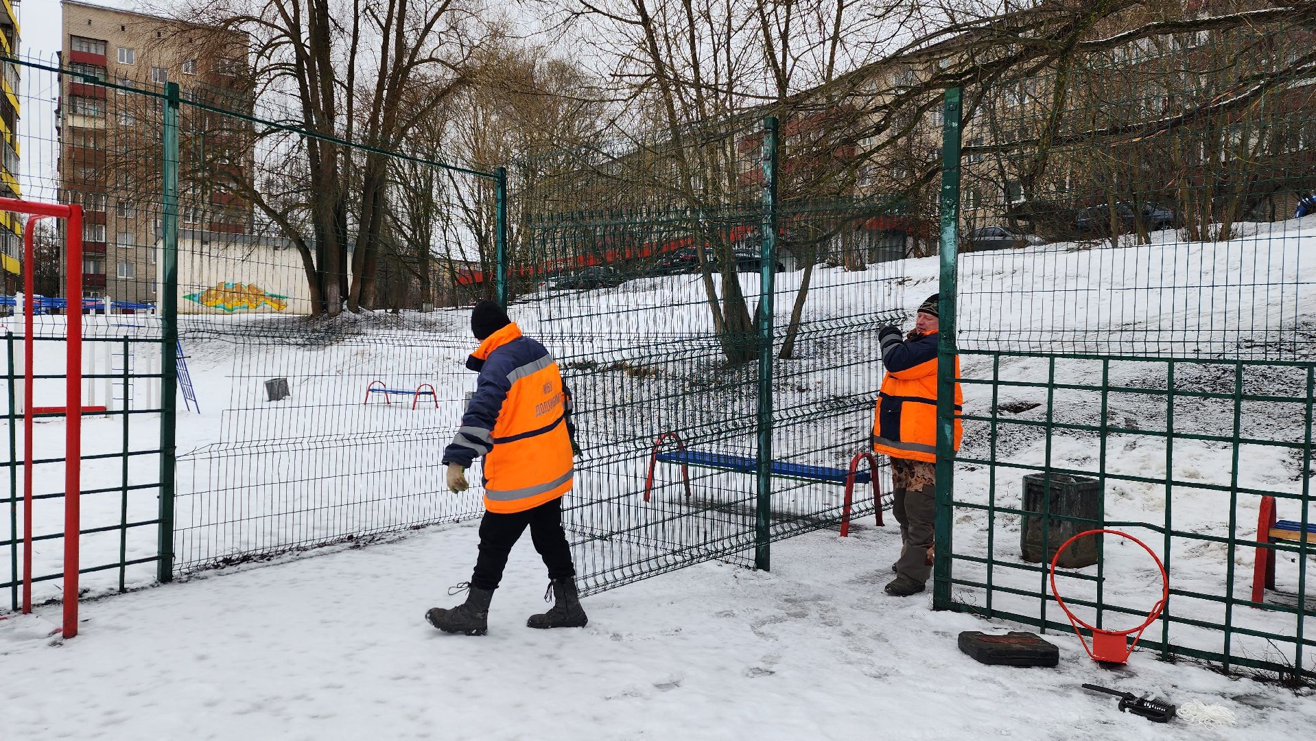истра, благоустройство, спортплощадка,