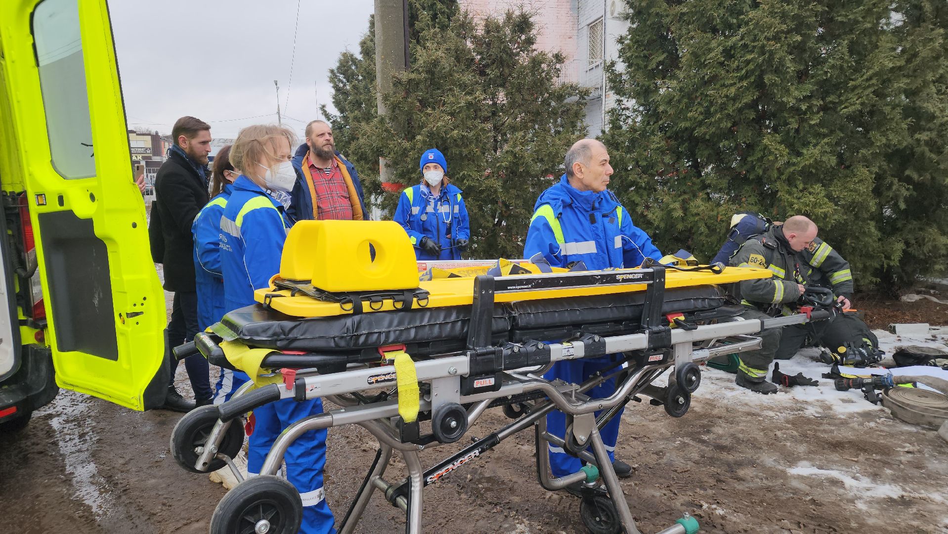 вертикалки, противопожарная тренировка, куровское, орехово-зуевский округ,