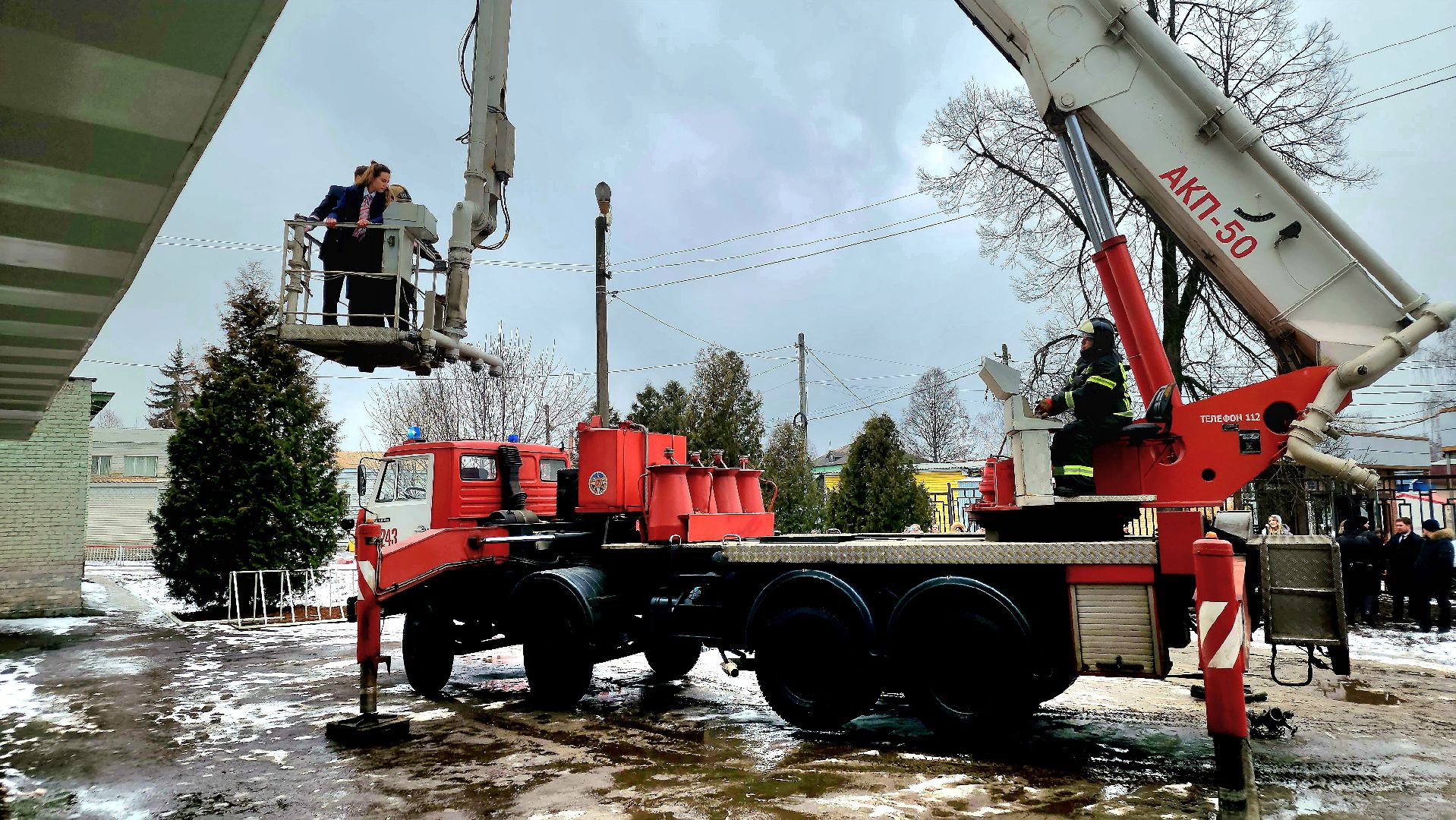 вертикалки, противопожарная тренировка, куровское, орехово-зуевский округ,