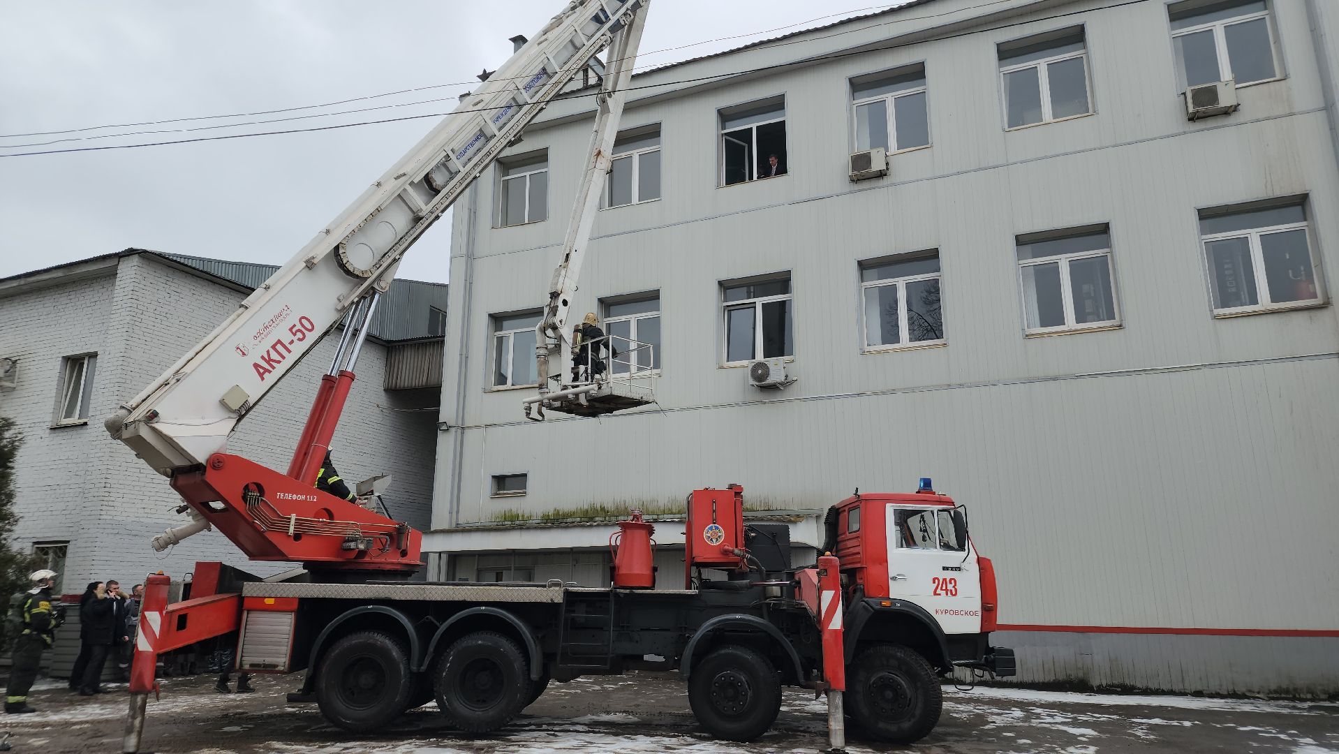 вертикалки, противопожарная тренировка, куровское, орехово-зуевский округ,