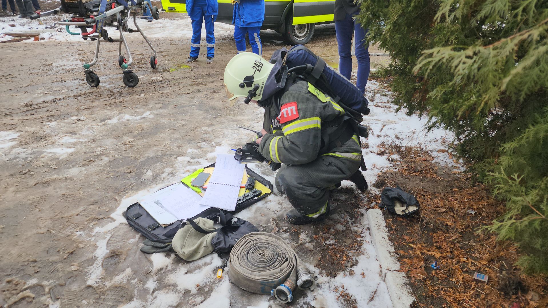 вертикалки, противопожарная тренировка, куровское, орехово-зуевский округ,