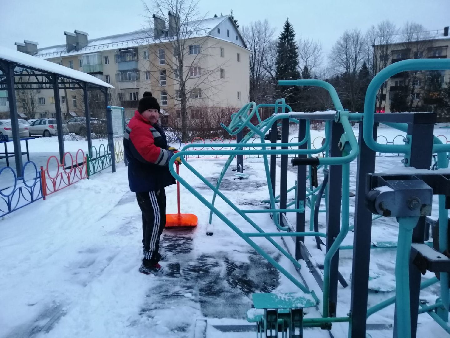 жкх, благоуйстройство, спортивная площадка, снег,воркаут,