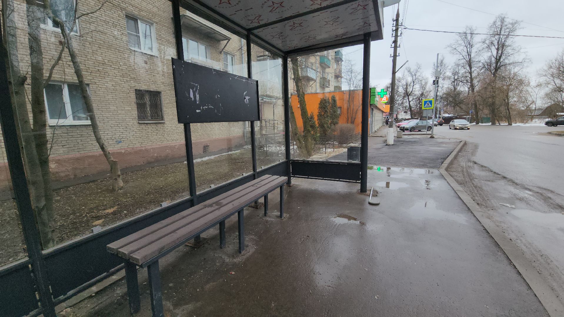 остановка общественного транспорта, пушкино, коммунальная служба, новая остановка,благоустройство, жители,