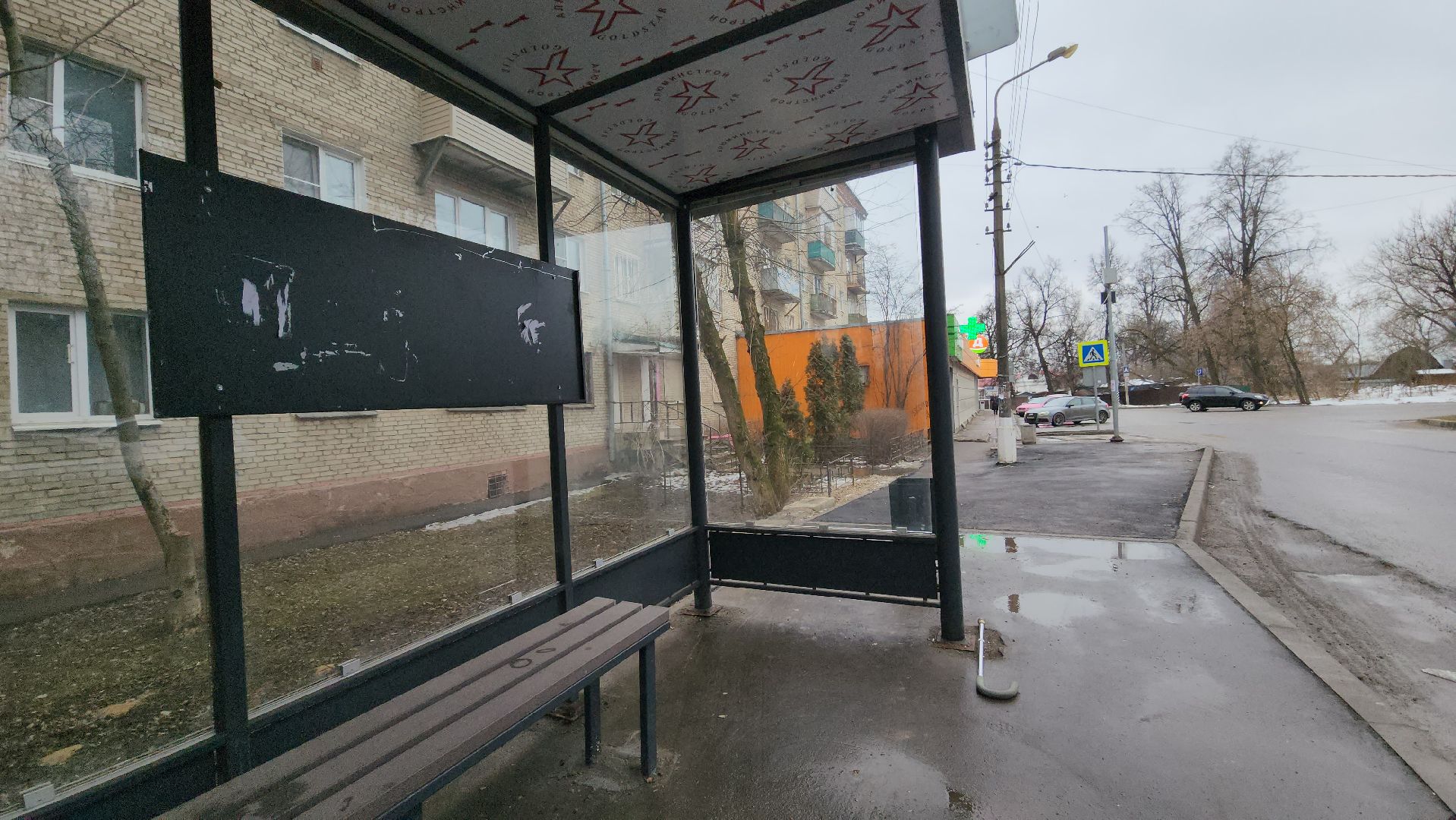 остановка общественного транспорта, пушкино, коммунальная служба, новая остановка,благоустройство, жители,