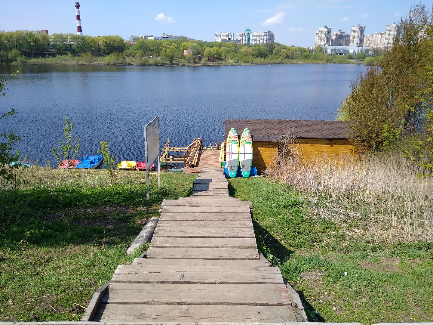 Раменское, благоустройство, лодочная станция