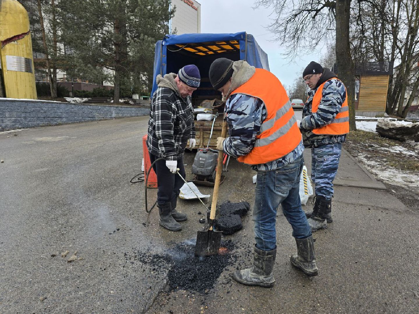 можайск, можайский муниципальный округ, подмосковье, дороги, ямочный ремонт,