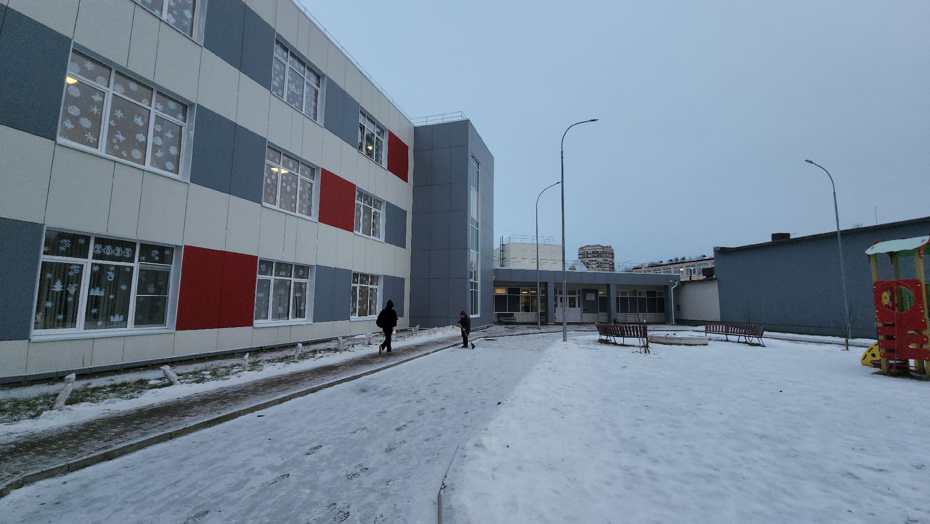 серпухов, школа 17, улица джона рида, капитальный ремонт школы, строительство, вертикалки,