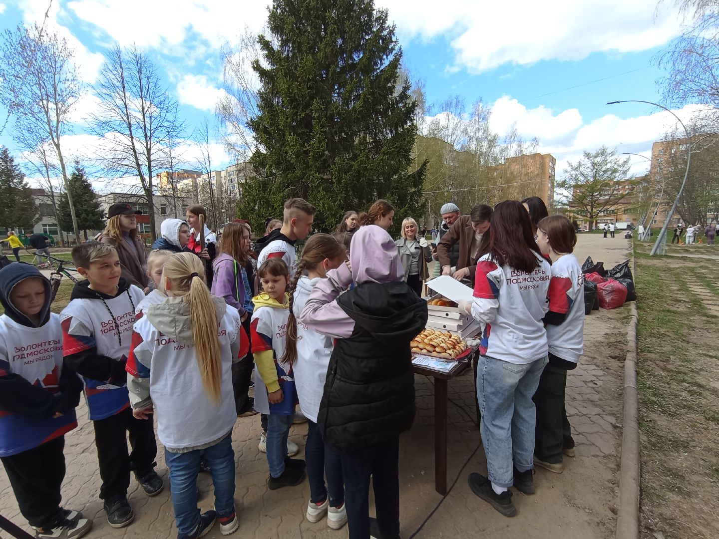 волонтеры, благоустройство, субботник