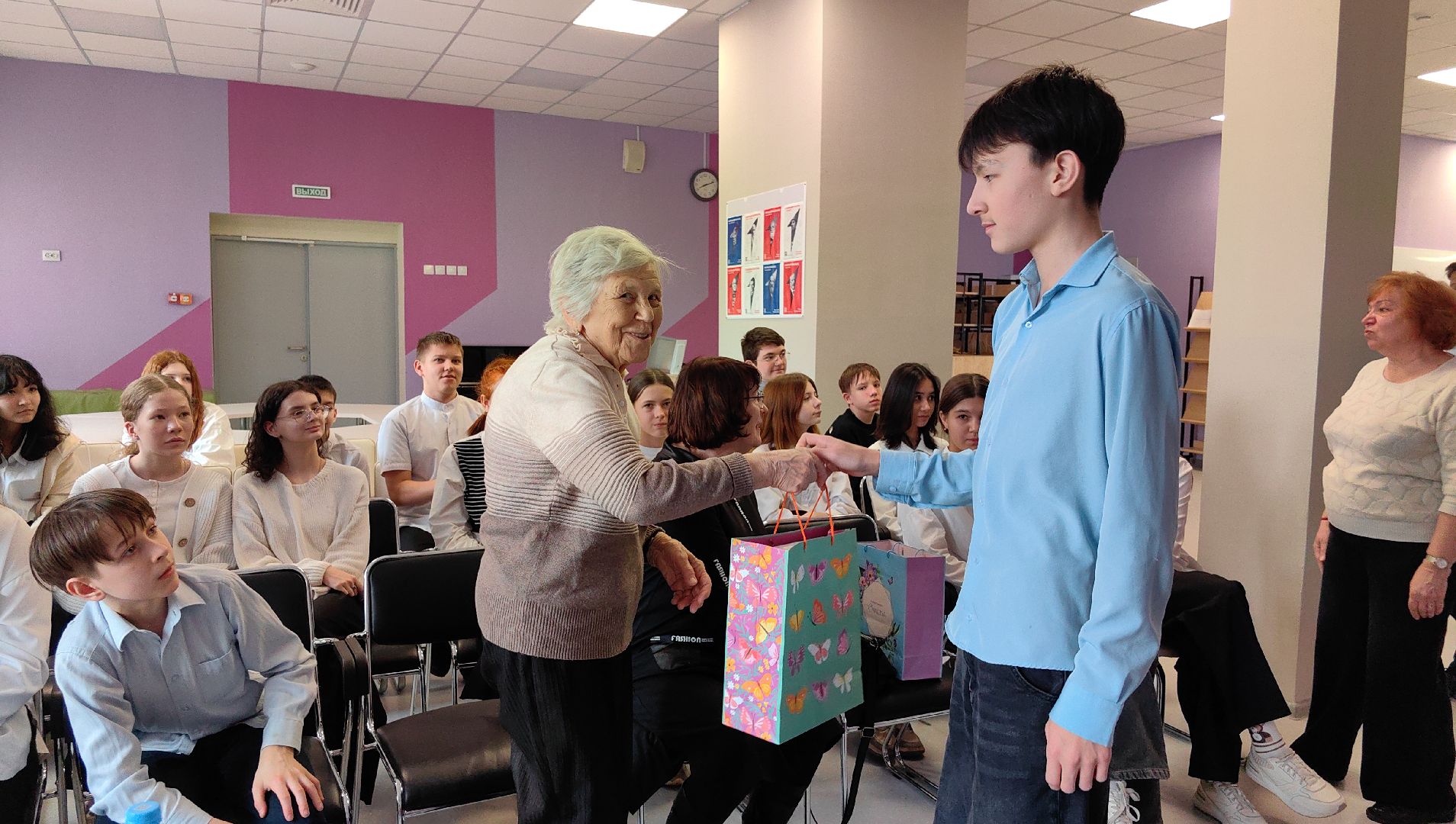 кинолекторий, лицей, год защитника отечества, ветеран,