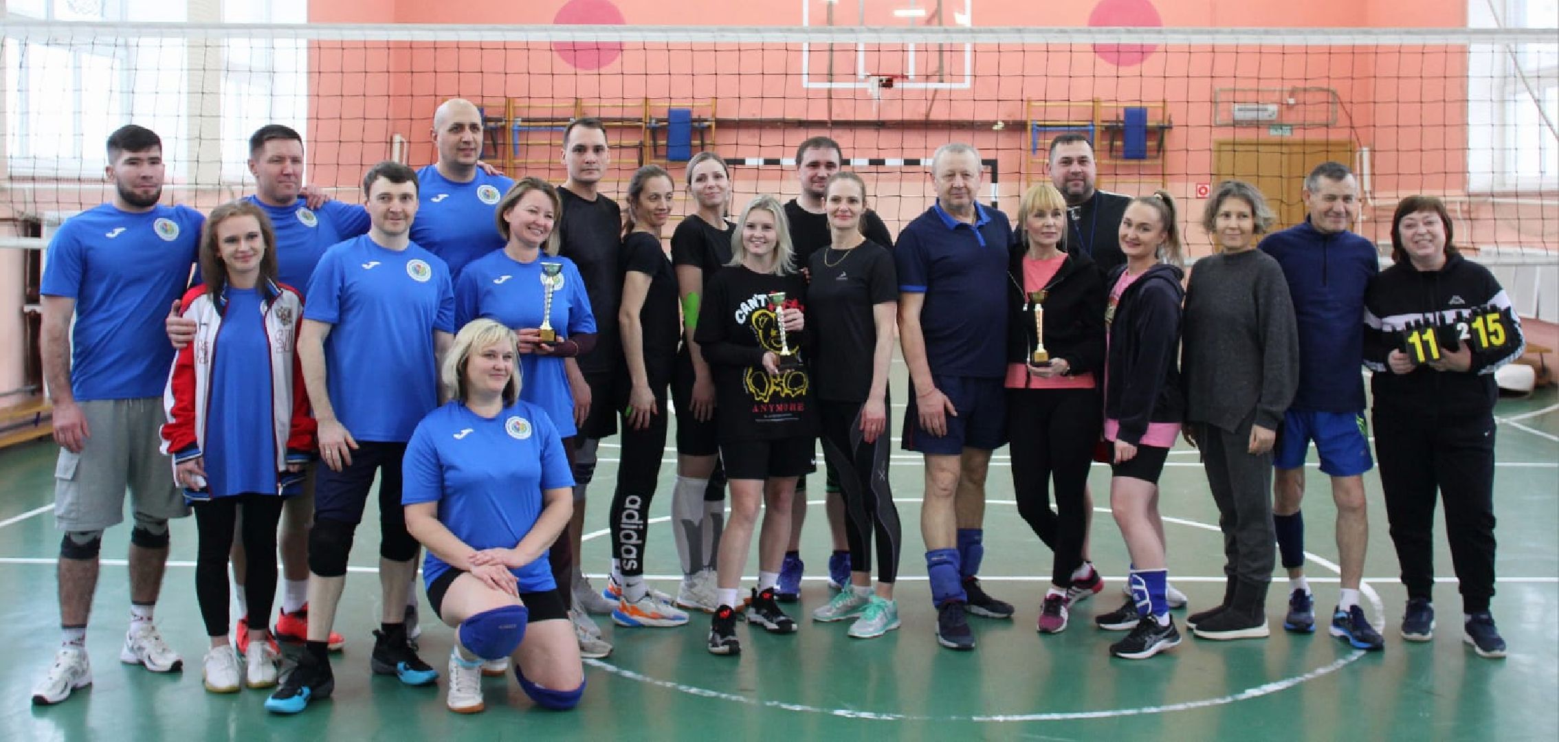 школа 12, волейбол, авангард, турнир по волейболу, учителя,