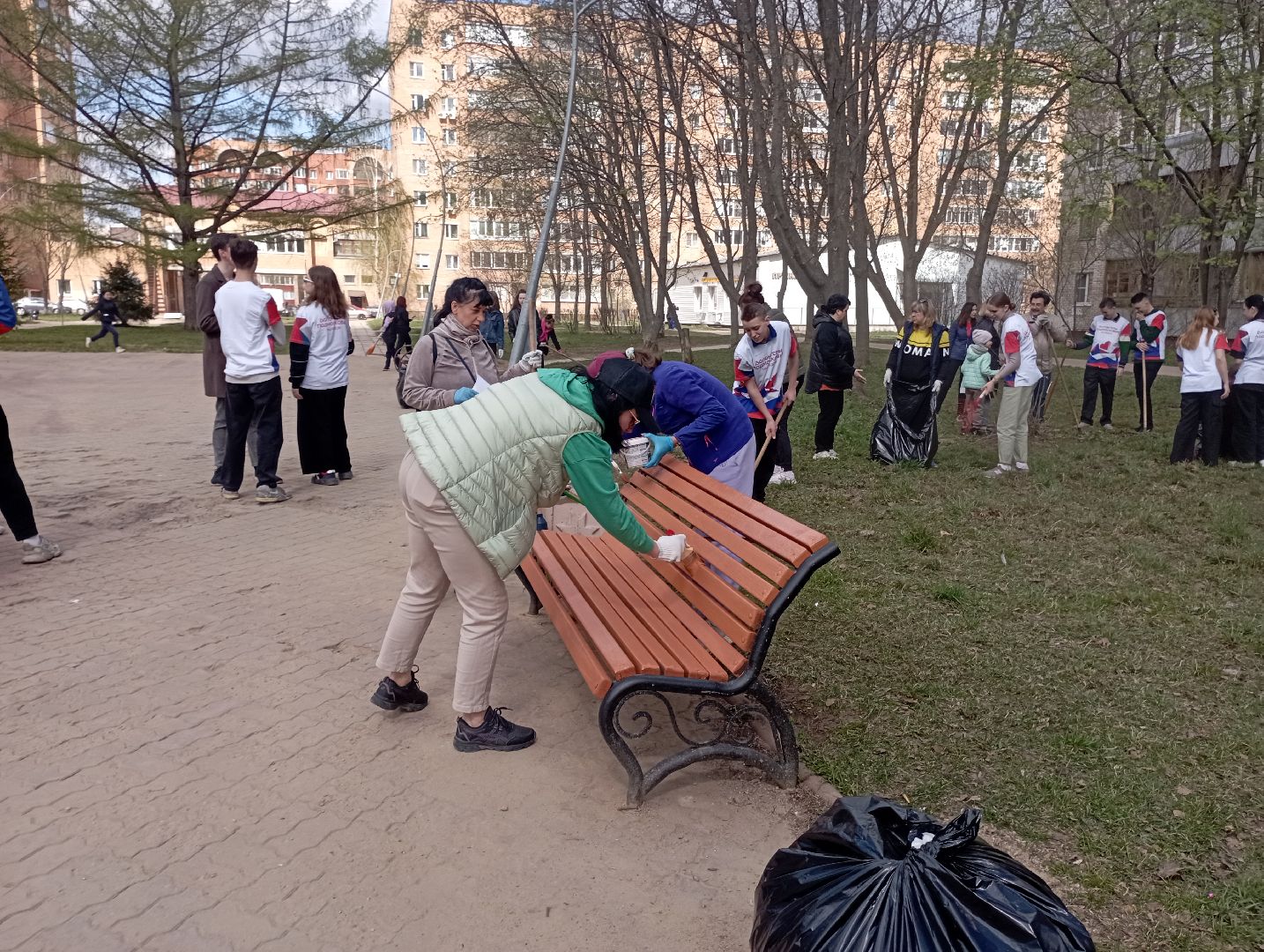 благоустройство, субботник, сквер, Дубна