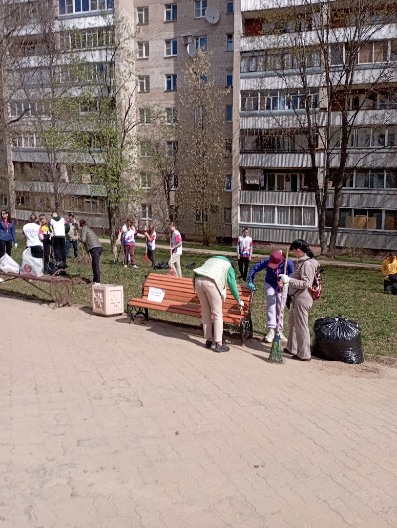 благоустройство, субботник, сквер, Дубна