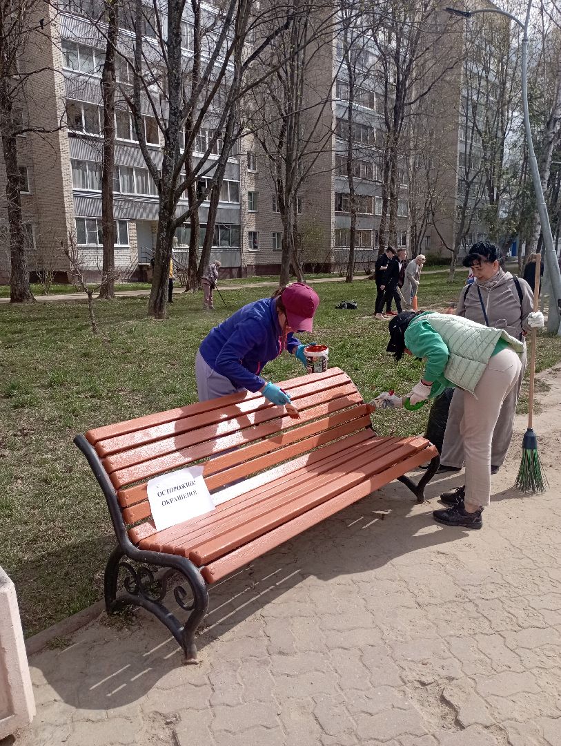 благоустройство, субботник, сквер, Дубна