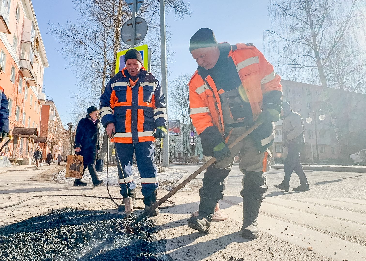 Клин, общество, ЖКХ, ямочный ремонт, дороги,