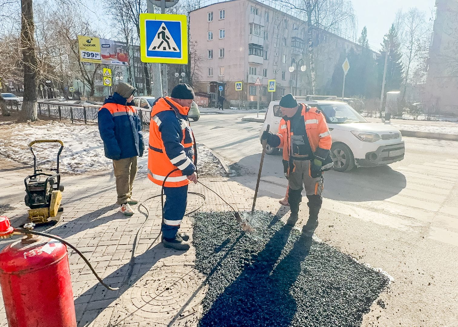 Клин, общество, ЖКХ, ямочный ремонт, дороги,