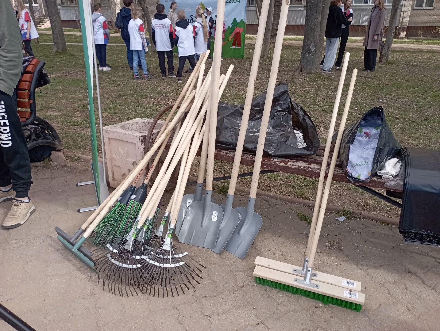 благоустройство, юные инспекторы дорожного движения, субботник, Дубна