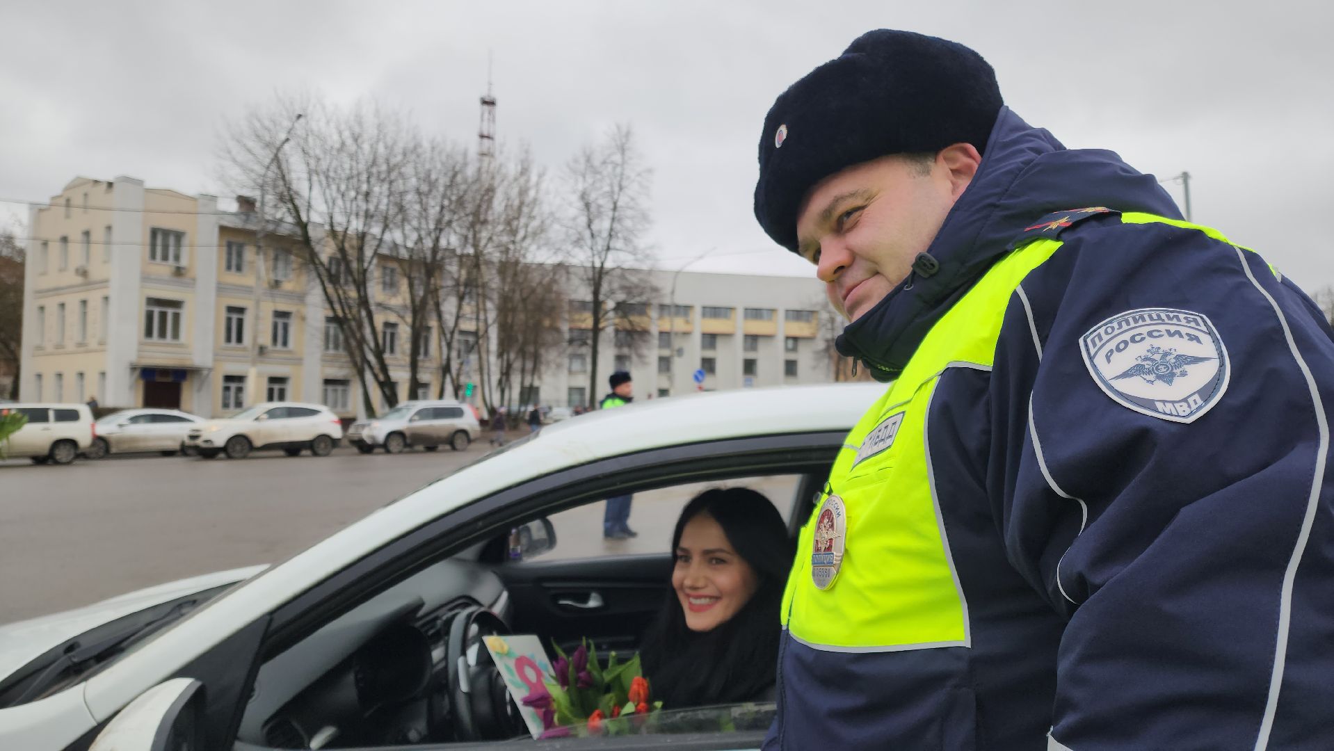 Подольск, 8 Марта, Поздравление,Мимозы,
