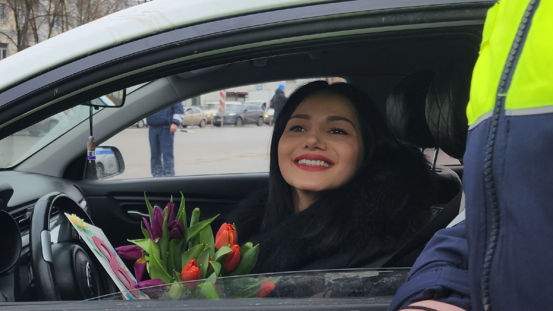 Подольск, 8 Марта, Поздравление,Мимозы,