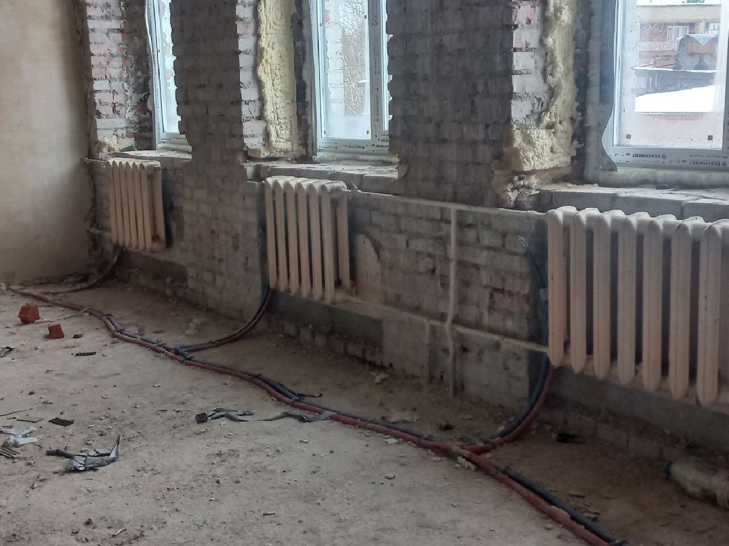 сергиев посад, пересвет, школа 8 пересвет, капитальный ремонт школа,