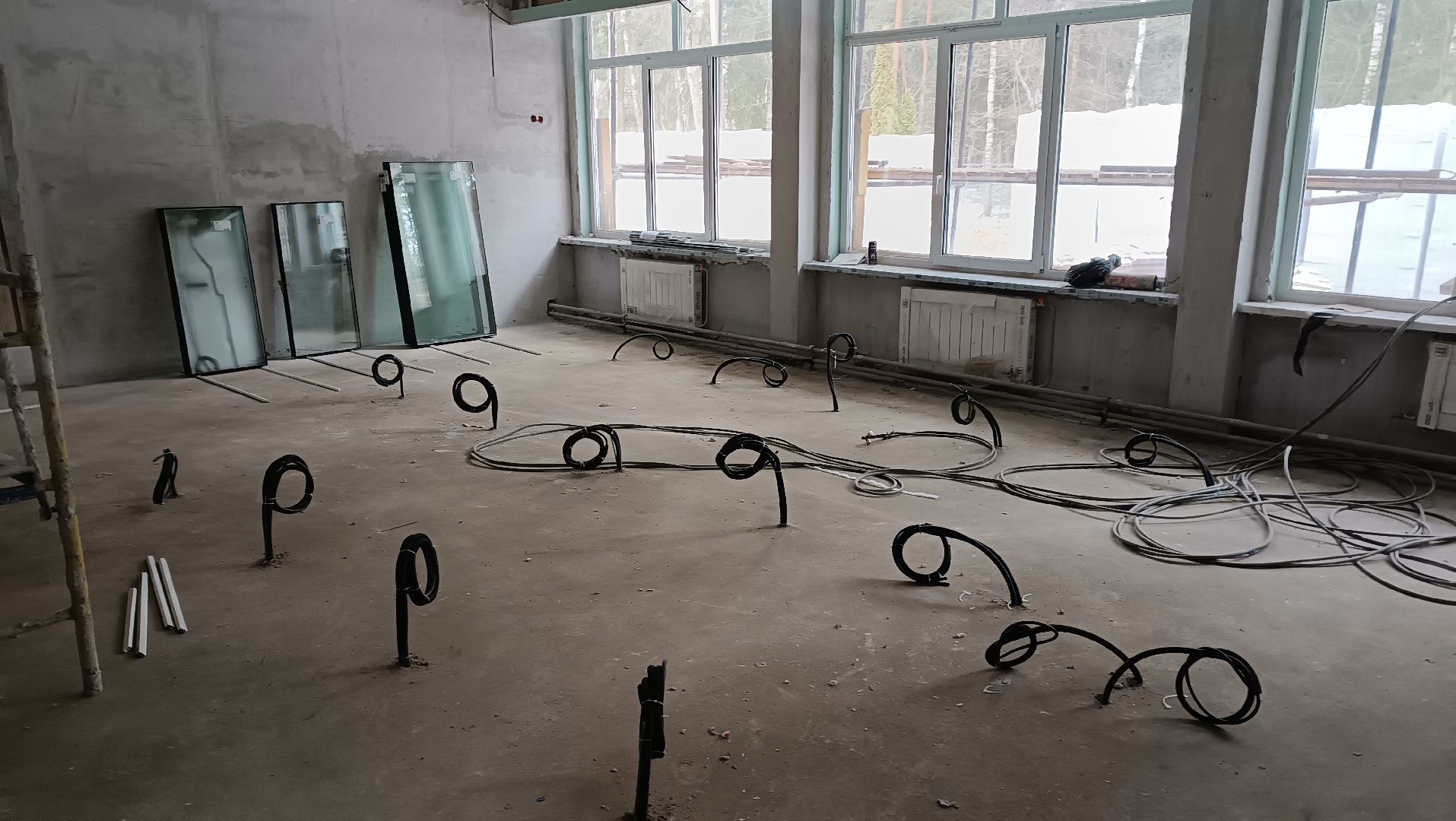 Серково, ремонт школы, строительные работы, капитальный ремонт,