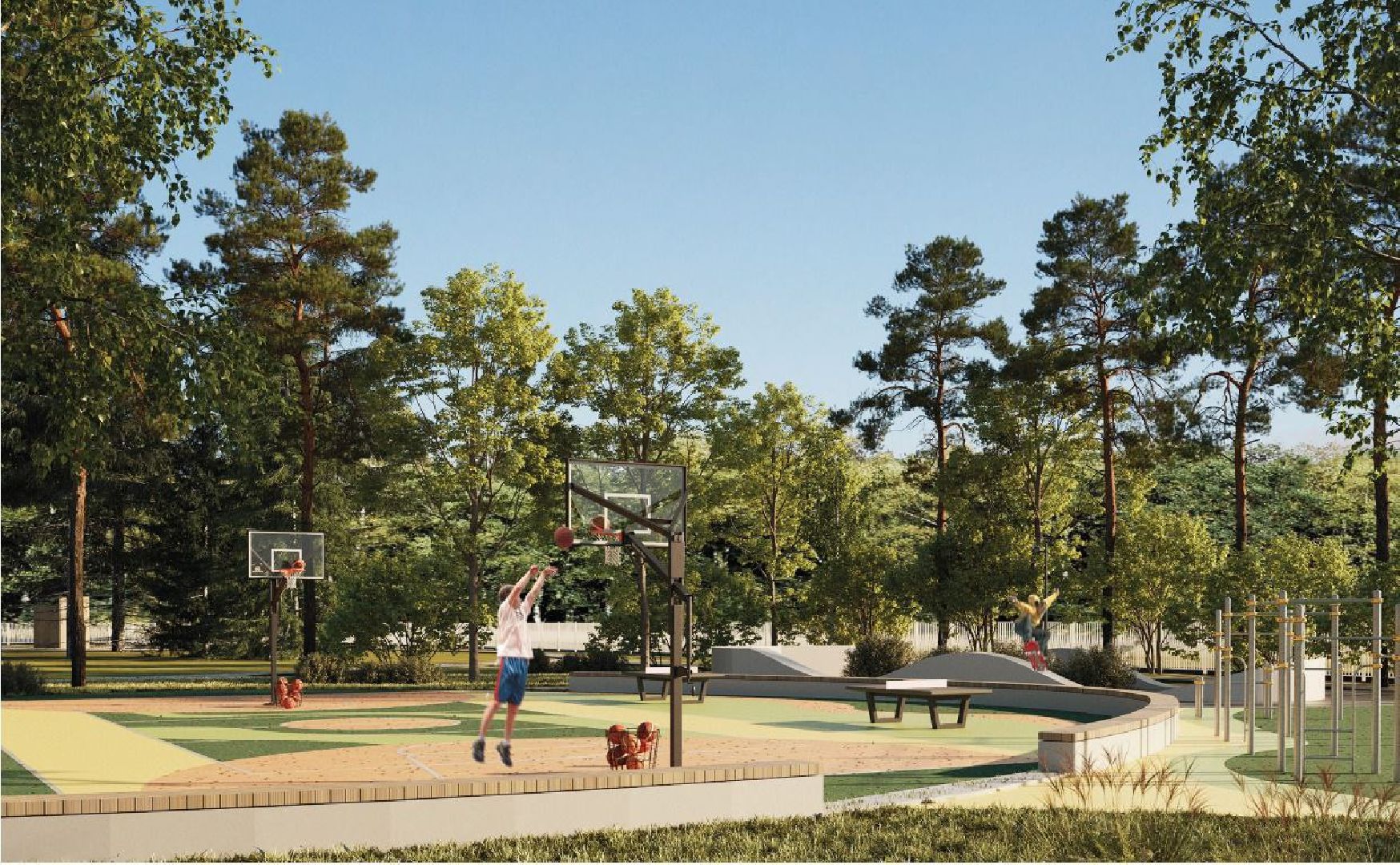 Люберцы, реконструкция летнего парка в Люберцах, строители,