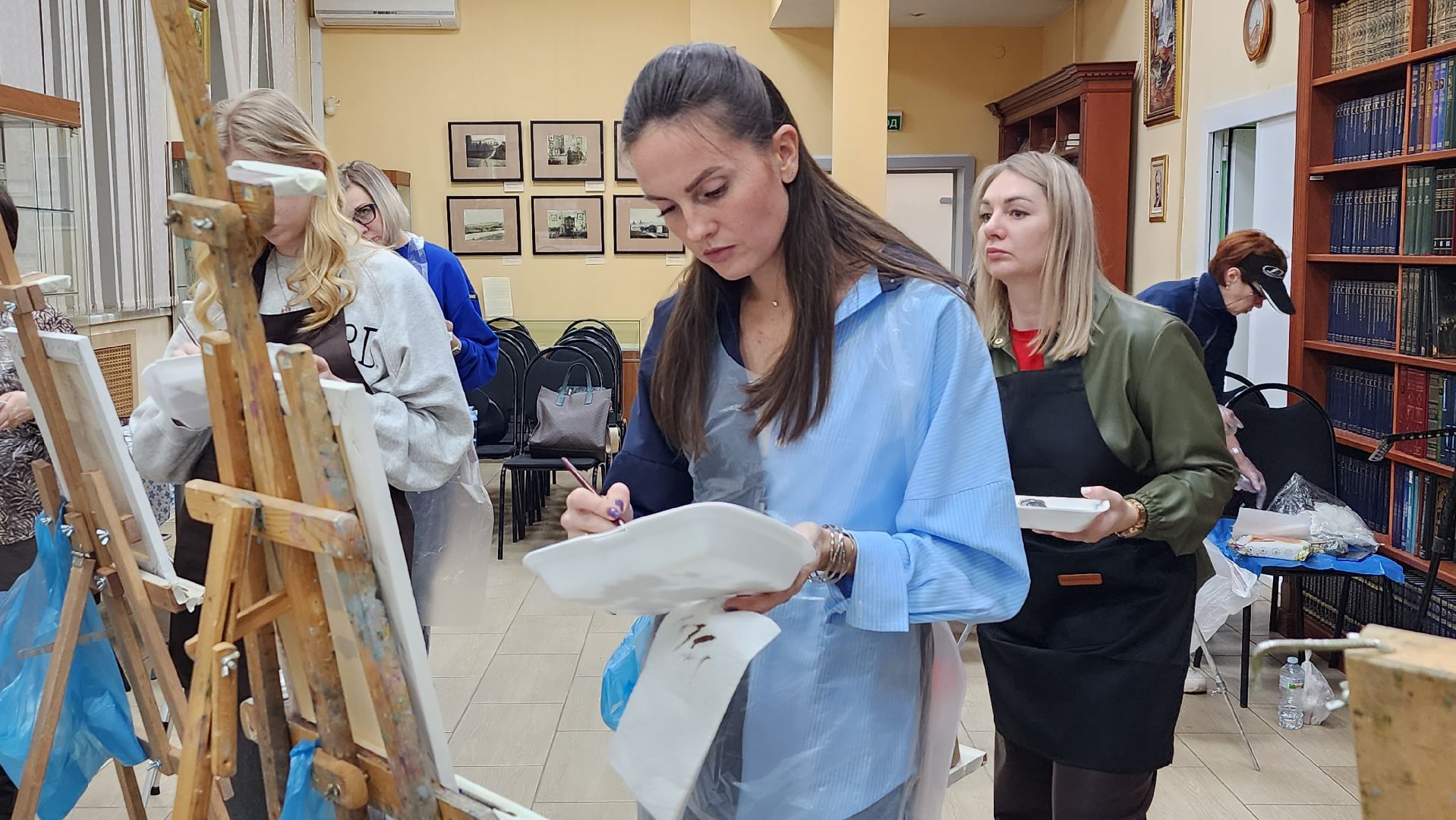 истра, культура, библиотека, мастер-класс по живописи,