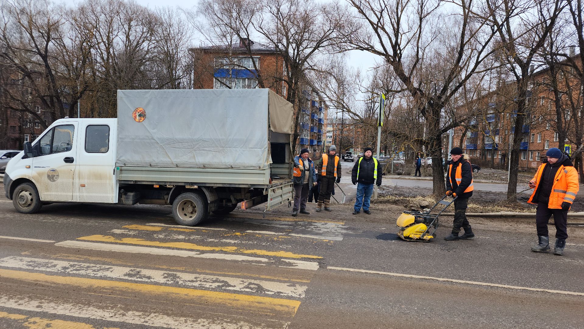 волоколамск, ремонт дорог, ямочный ремонт,