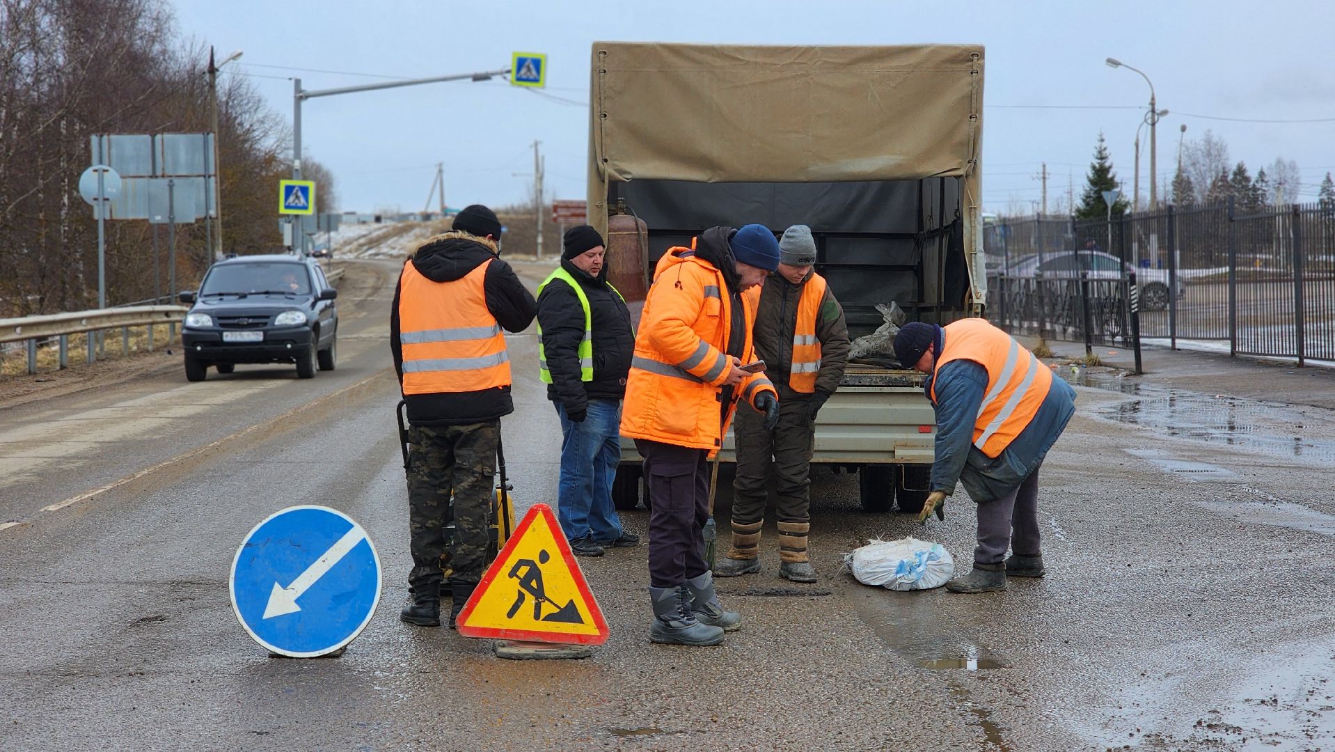 волоколамск, ремонт дорог, ямочный ремонт,
