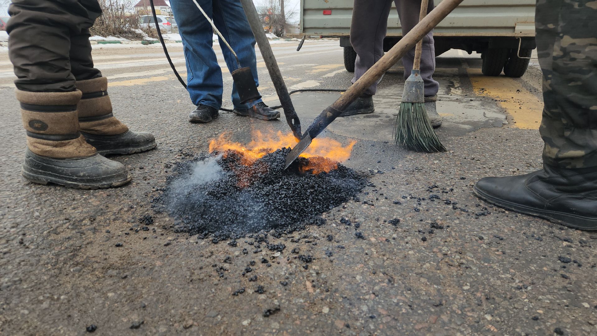 волоколамск, ремонт дорог, ямочный ремонт,