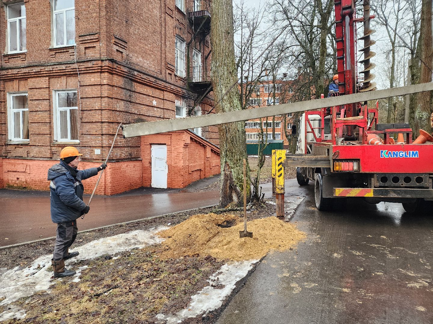 красноармейск, городской округ пушкинский, светлый город, уличные фонари,