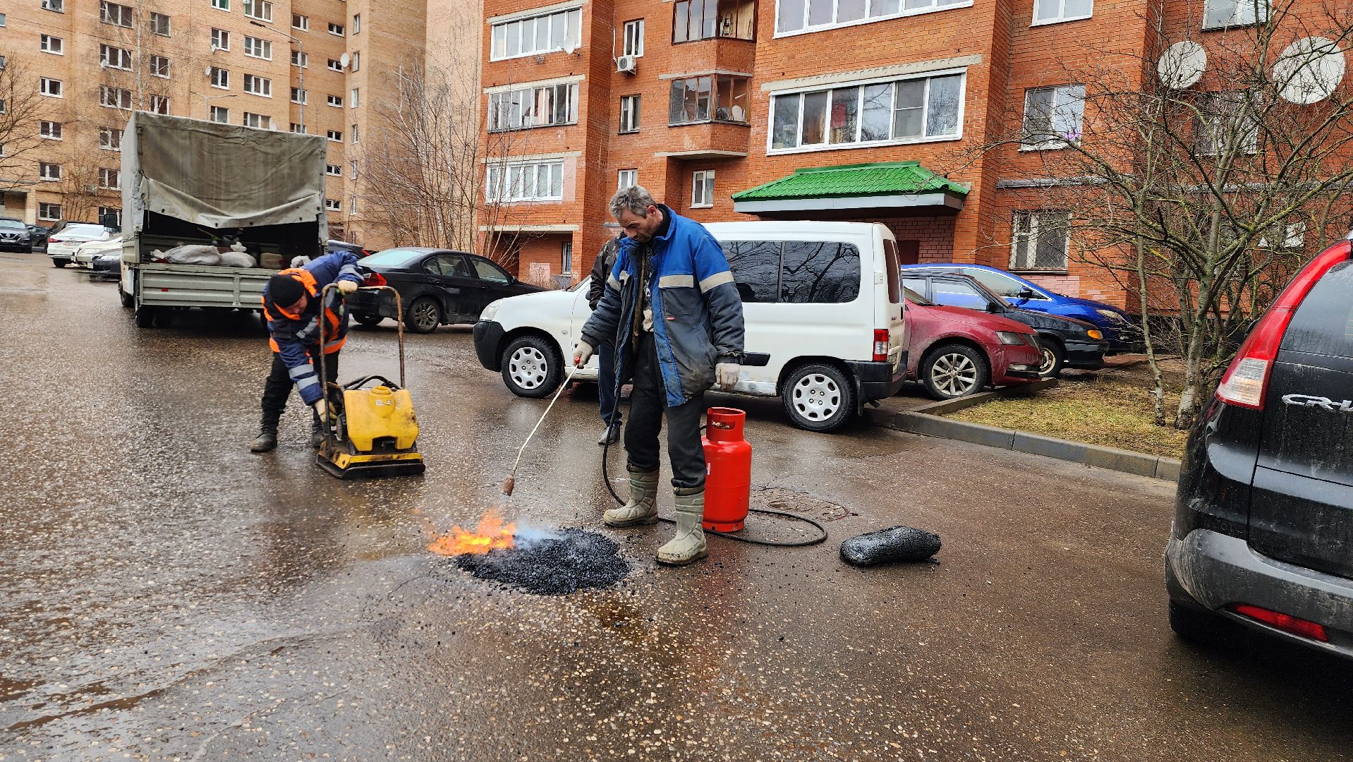 истра, благоустройство, ямочный ремонт,