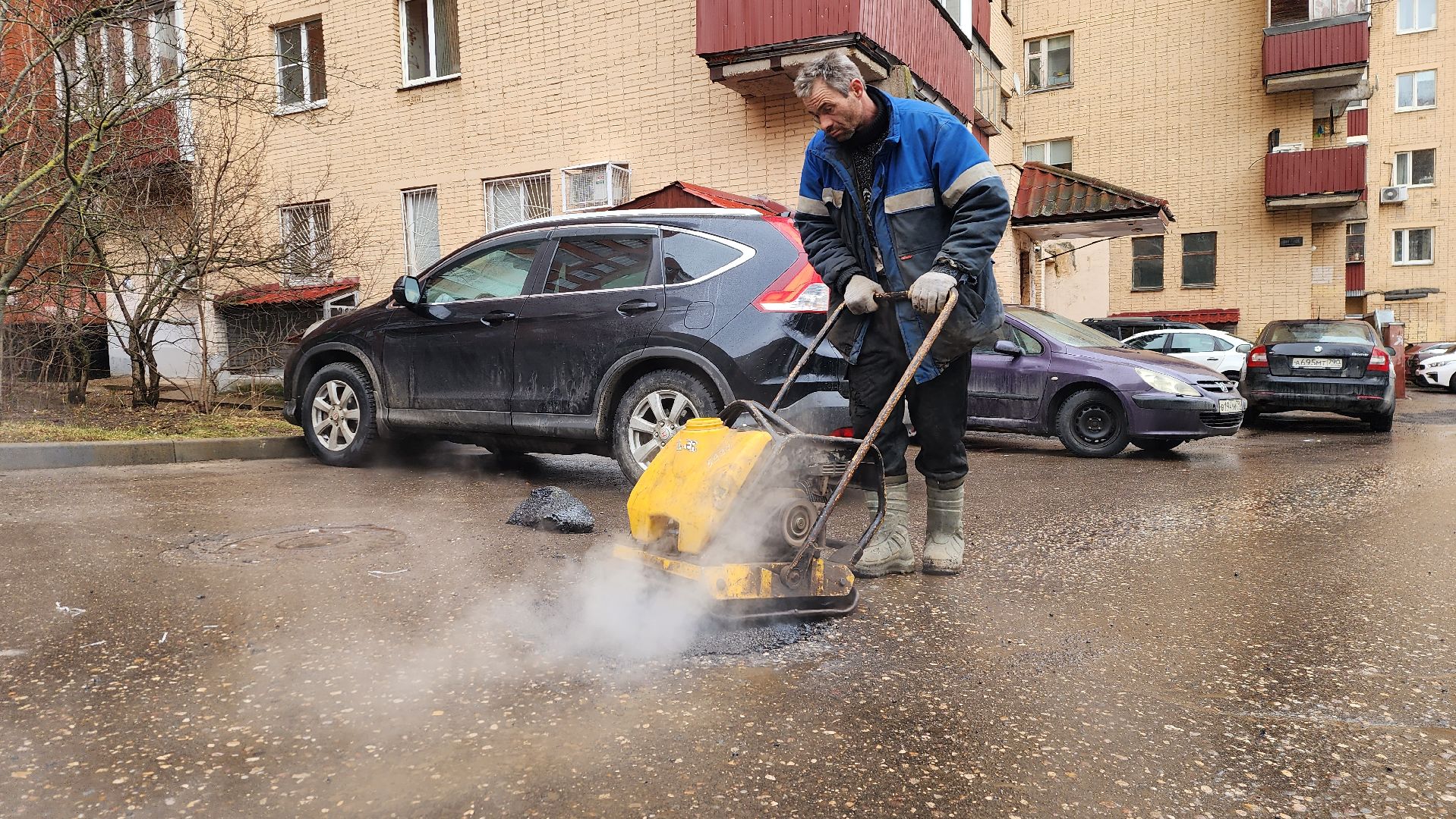 истра, благоустройство, ямочный ремонт,