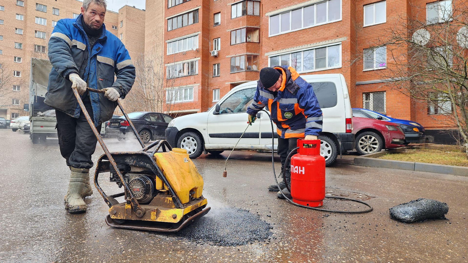 истра, благоустройство, ямочный ремонт,