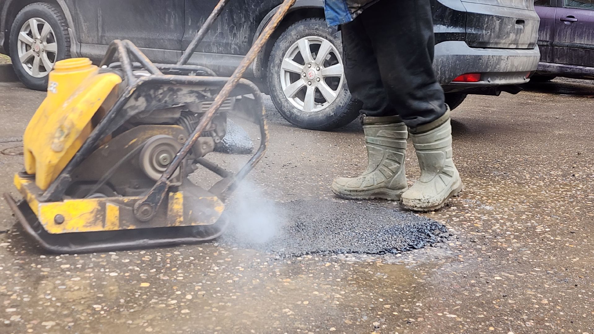 истра, благоустройство, ямочный ремонт,