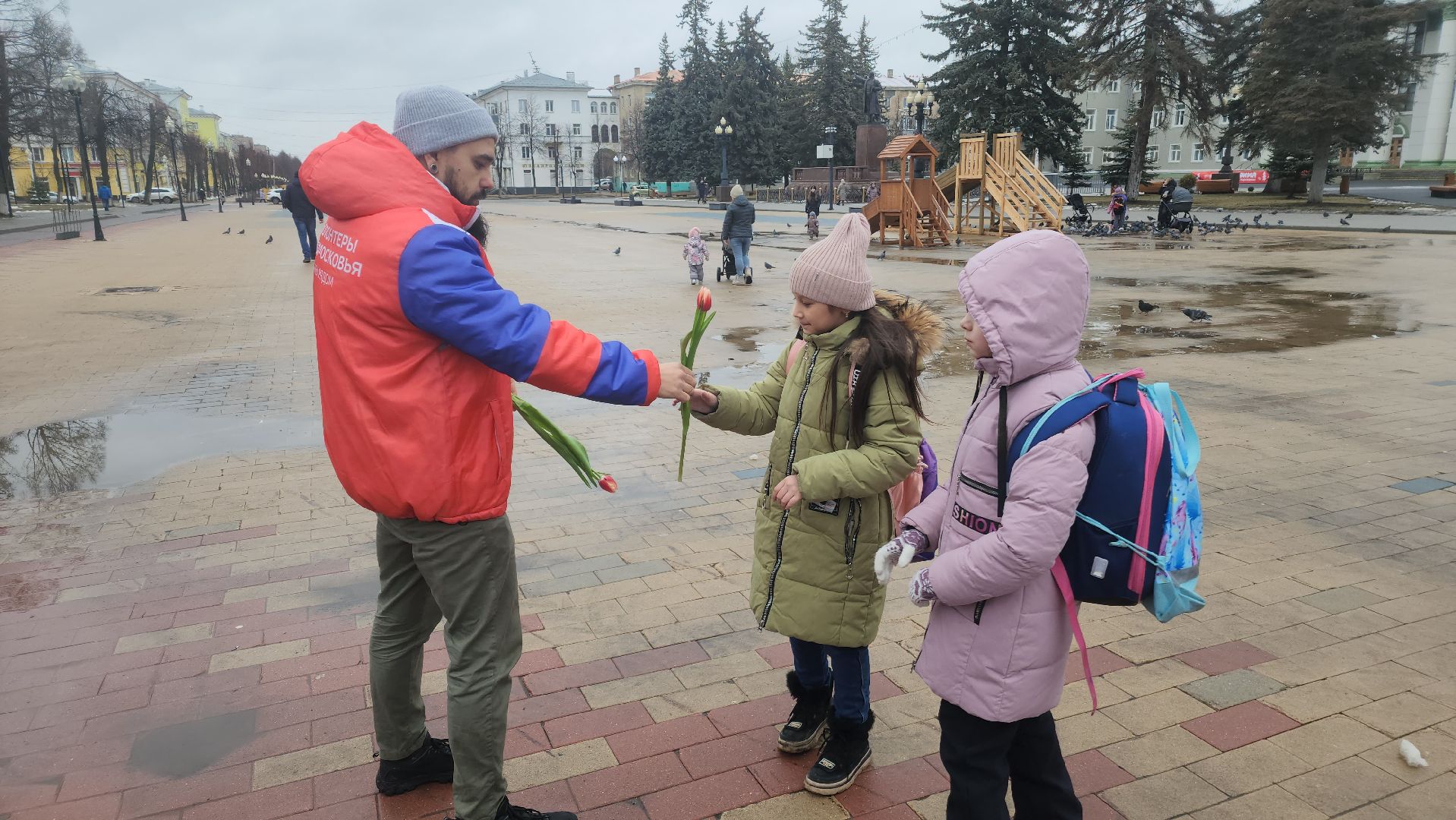 ступино, 8 марта, волонтеры,