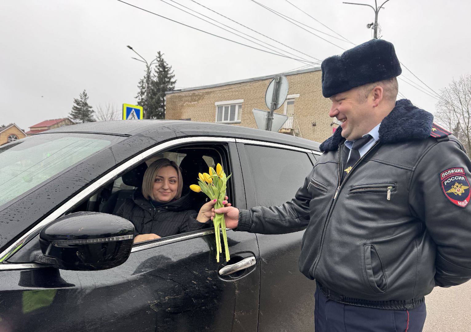 шаховская, автоледи, цветы для автоледи, 8 марта,